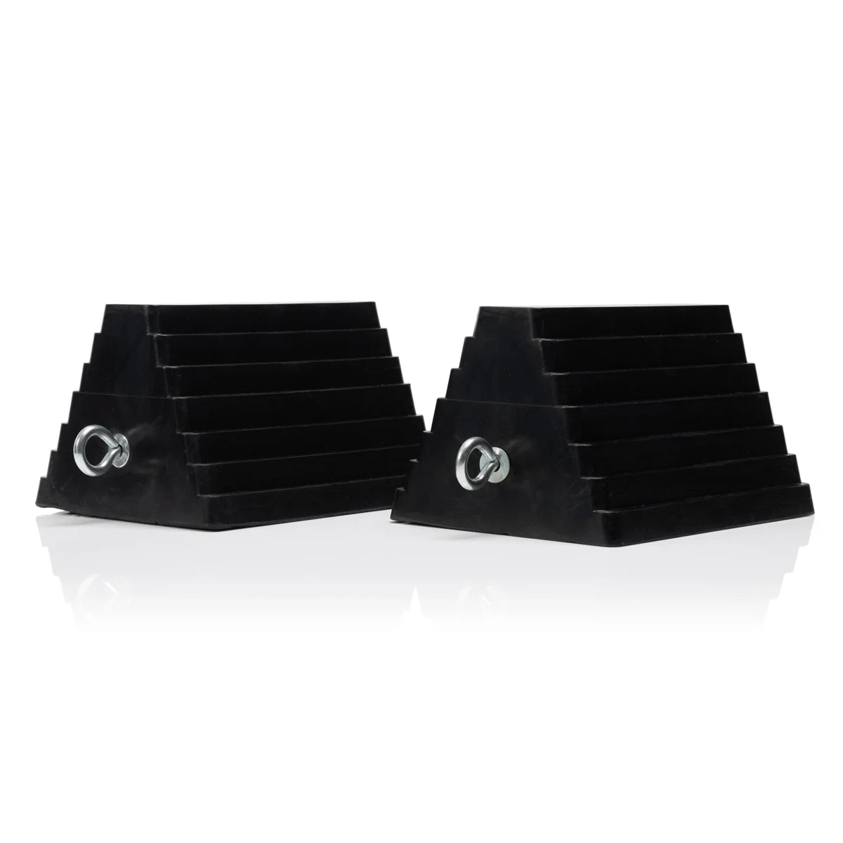 Pair Extra Large Rubber Wheel Chocks